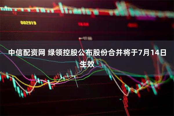 中信配资网 绿领控股公布股份合并将于7月14日生效